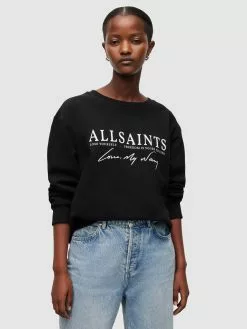 AllSaints Sweats Sweat-shirt RISTA Femme Noir 11 AllSaints Sweats Sweat-shirt RISTA Femme Noir -AllSaints Magasin D'usine 000ed7e40b5e378b0f43c469c752a69a