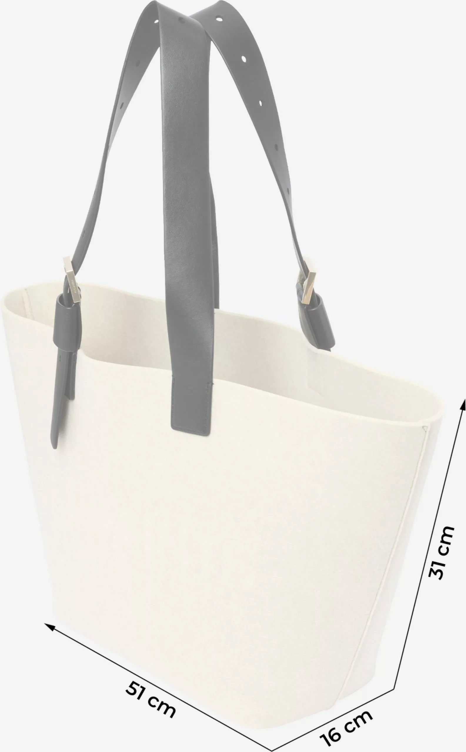 AllSaints Sacs Cabas ANIK Femme Blanc Cassé 4 AllSaints Sacs Cabas ANIK Femme Blanc Cassé – Image 2