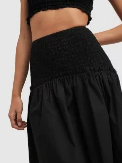 AllSaints Jupes Longues Jupe ALEX Femme Noir -AllSaints Magasin D'usine 02884d57799c6883354bbb16b02ab58e