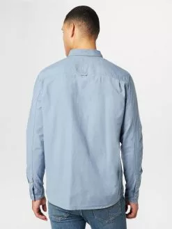 AllSaints Chemises Décontractées Coupe Regular Chemise HERMOSA Homme Bleu Clair -AllSaints Magasin D'usine 05671549ed1d7aa79e3709461ac7b479