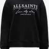 AllSaints Sweats Sweat-shirt RISTA Femme Noir -AllSaints Magasin D'usine 0627c7ada43db48be16f9afd0851c9ed
