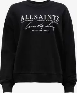 AllSaints Sweats Sweat-shirt RISTA Femme Noir