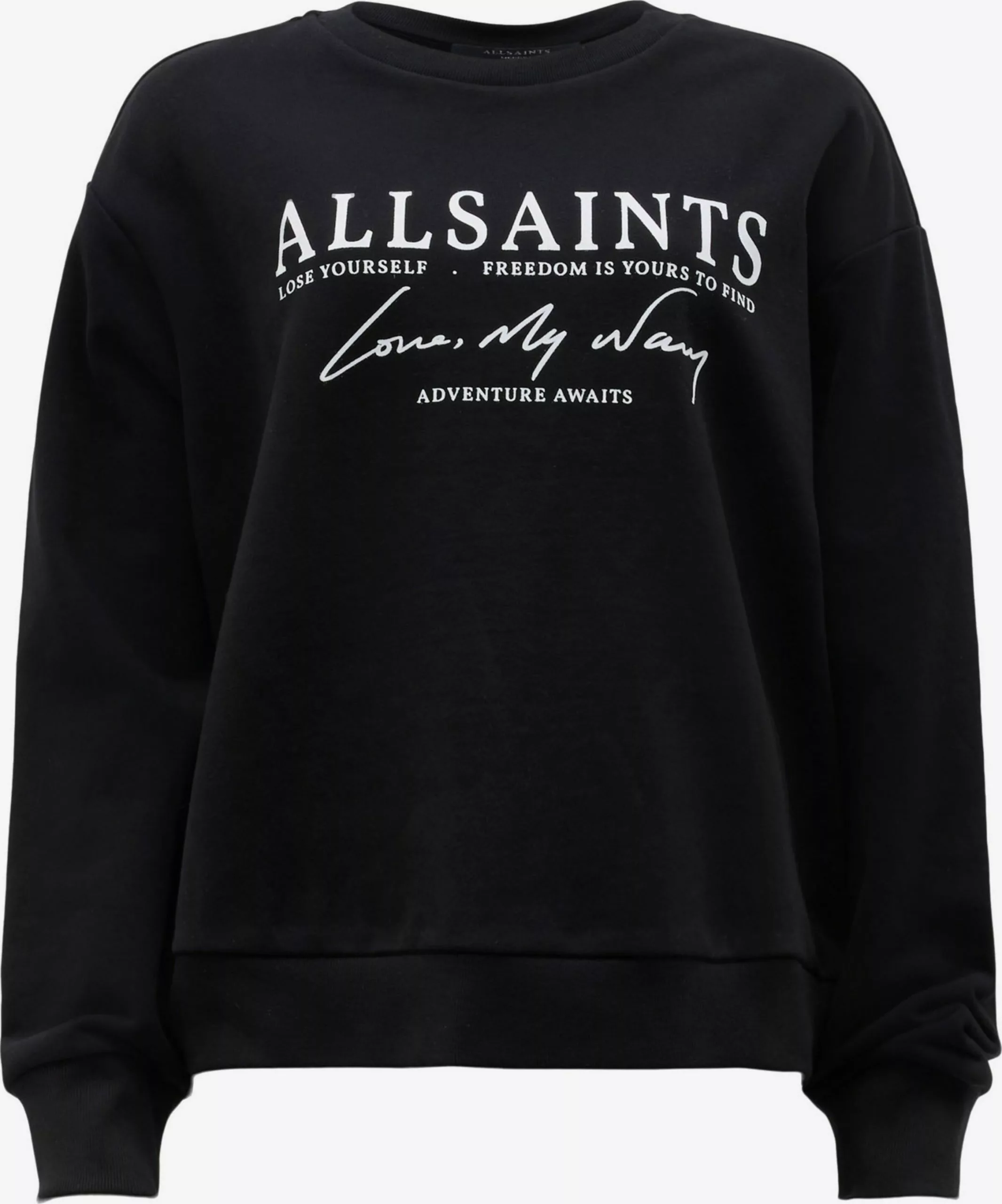 AllSaints Sweats Sweat-shirt RISTA Femme Noir 3 AllSaints Sweats Sweat-shirt RISTA Femme Noir