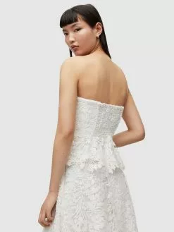 AllSaints Blouses Chemisier SIENNA Femme Blanc 11 AllSaints Blouses Chemisier SIENNA Femme Blanc -AllSaints Magasin D'usine 08a8d5bbe0975f7abce956a407788e36