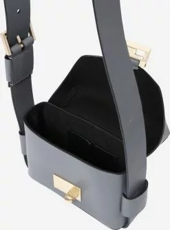 AllSaints Sacoches à Bandoulière Sac à Bandoulière FRANKIE Femme Gris -AllSaints Magasin D'usine 08c3330b571e183924681b15c8c93afb