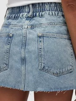 AllSaints Mini-jupes Jupe HAILEY Femme Indigo -AllSaints Magasin D'usine 0eff4f1d9577e8425dc9038fe2312bf0