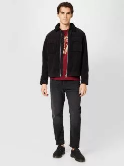 AllSaints Vestes De Mi-saison Veste Mi-saison RIKERS Homme Noir -AllSaints Magasin D'usine 140495c1dc788d357ae0096fa4d05e24