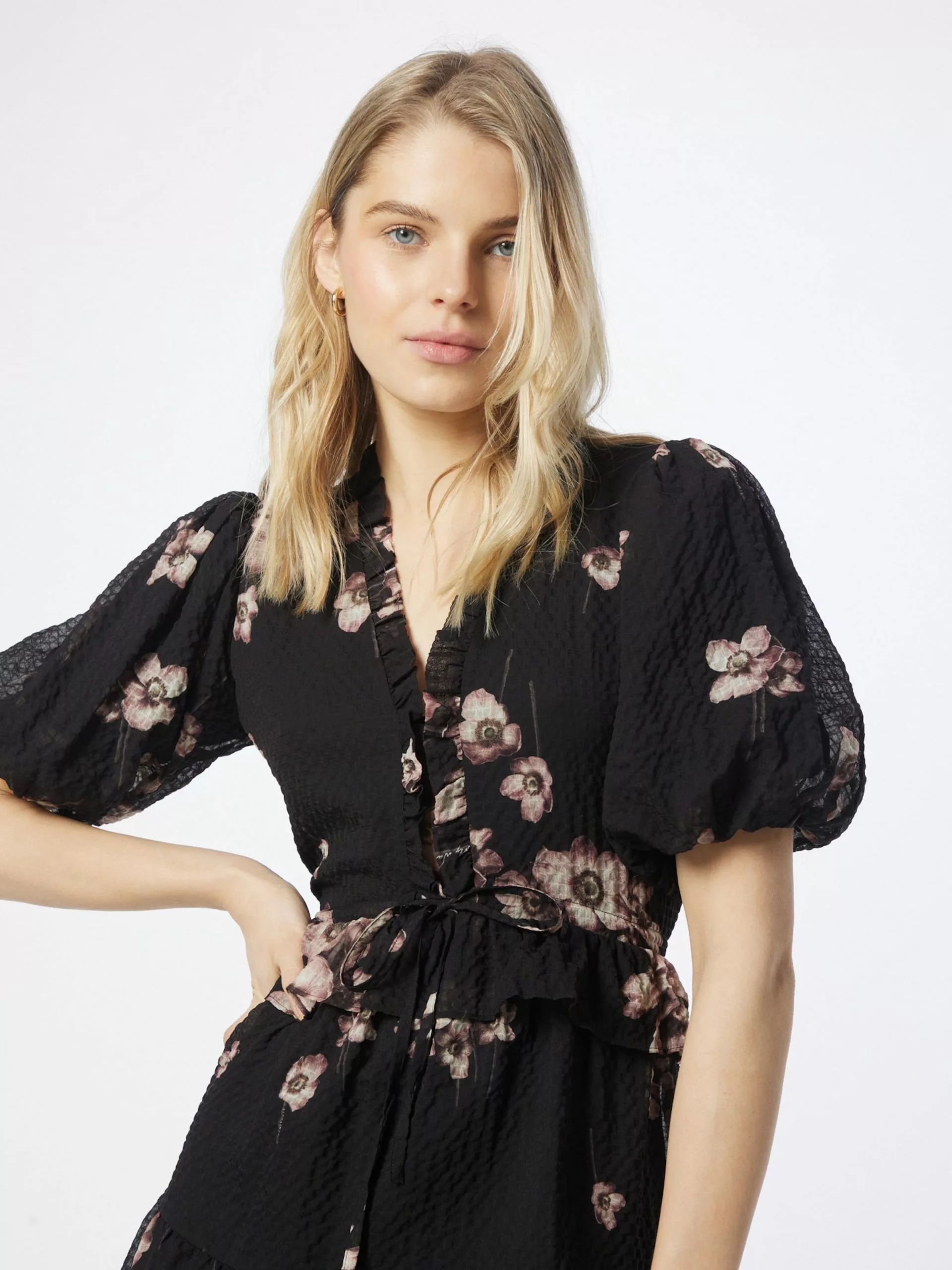 AllSaints Mini-robes Robe Femme Noir 4 AllSaints Mini-robes Robe Femme Noir – Image 2