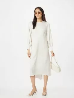AllSaints Robes Midi Robe ZOEY Femme Blanc -AllSaints Magasin D'usine 1995ec3ac5efcccc217a7b5efe9bb6ba