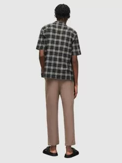 AllSaints Pantalons En Toile Loosefit Pantalon à Pince ENVIRA Homme Marron -AllSaints Magasin D'usine 212527f3457ea2fa771570f7544e6aa7