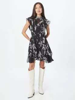 AllSaints Mini-robes Robe FLEUR ORSINO Femme Noir 9 AllSaints Mini-robes Robe FLEUR ORSINO Femme Noir -AllSaints Magasin D'usine 217dd0b65772dd468b192bd67fa4f005