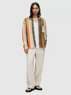 AllSaints Gilets Vestes En Maille Homme écru -AllSaints Magasin D'usine 2754ae91354ba620fbb3e224e2583d90