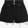 AllSaints Shorts En Jean Regular Jean HAILEY Femme Noir -AllSaints Magasin D'usine 2782b96edd55b06048f7e6d7eec61e1f