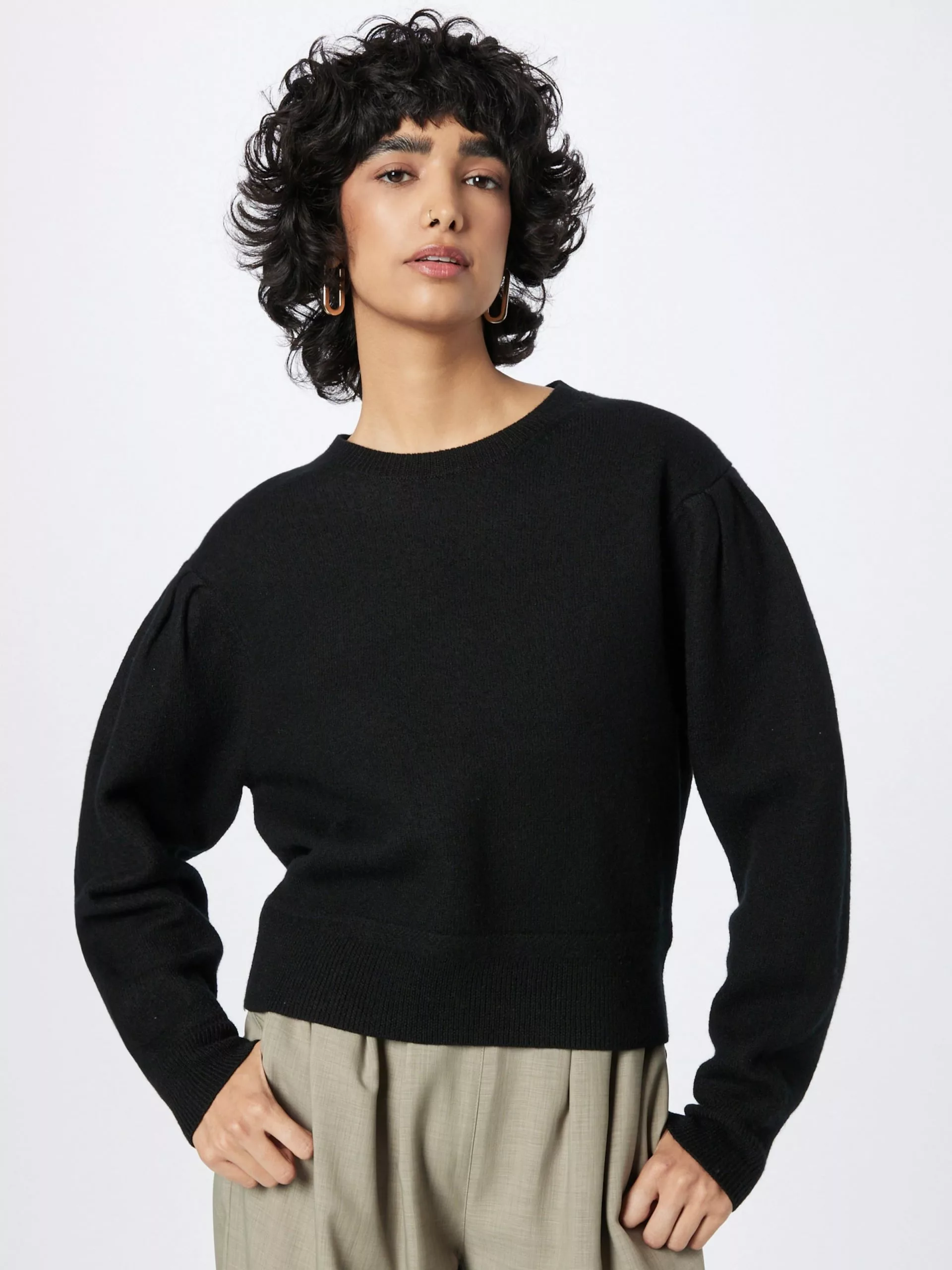 AllSaints Pulls Maille Fine Pull-over VIKA Femme Noir 5 AllSaints Pulls Maille Fine Pull-over VIKA Femme Noir – Image 3