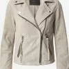 AllSaints Vestes En Cuir Veste Mi-saison DALBY Femme Pierre -AllSaints Magasin D'usine 29f12c924b36f4a038c87418559d8093