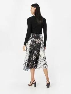 AllSaints Robes Midi Robe LEOWA GIA Femme Noir -AllSaints Magasin D'usine 2b98933aec435e0bb693c7ed2b1a5d77