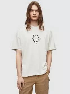 AllSaints T-shirts T-Shirt KAYDEN Homme Gris Chiné -AllSaints Magasin D'usine 2c9ef4c20149c93877819d9d609409c9