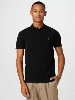 AllSaints Polos T-Shirt REFORM Homme Noir -AllSaints Magasin D'usine 2d793690b110d2fe64f94c733322136a