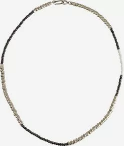 AllSaints Colliers Fins Chaîne Femme Noir