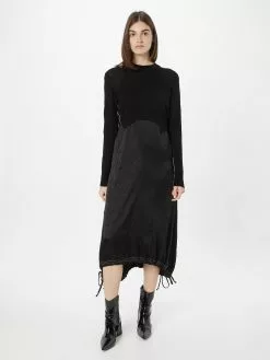 AllSaints Robes Midi Robe BEE Femme Noir -AllSaints Magasin D'usine 3412bcffdc99eb93ceb99c6b020057d4