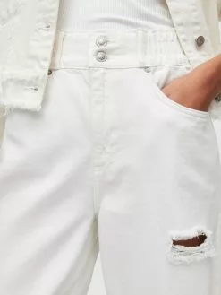 AllSaints Droits Regular Jean HAILEY Femme Blanc -AllSaints Magasin D'usine 352f6edc81e7a7affb45ed4c7aef4112
