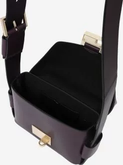 AllSaints Sacoches à Bandoulière Sac à Bandoulière FRANKIE Femme Aubergine -AllSaints Magasin D'usine 3c6b3dba91c55d4c710825031f720664