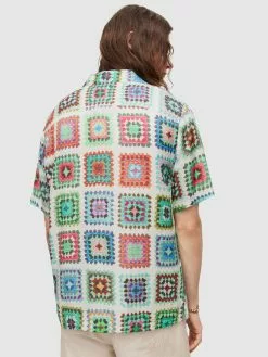 AllSaints Chemises Décontractées Coupe Regular Chemise TUNIS Homme Blanc -AllSaints Magasin D'usine 40d359541e7facedfc33302799dabbfe