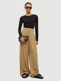 AllSaints T-shirts à Manches Longues T-shirt ADA Femme Noir -AllSaints Magasin D'usine 4200bc51a7244773ea6e8a63adecb1f5