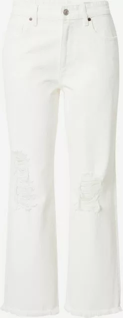 AllSaints Jeans Wide Leg Jean APRIL Femme Blanc