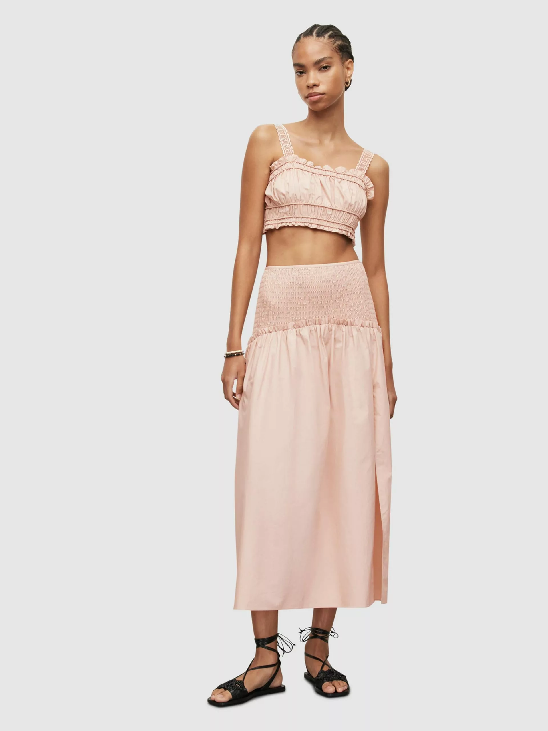 AllSaints Blouses Chemisier ALEX Femme Rose 7 AllSaints Blouses Chemisier ALEX Femme Rose – Image 5