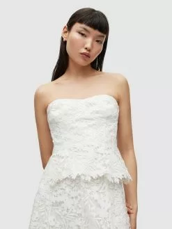 AllSaints Blouses Chemisier SIENNA Femme Blanc 13 AllSaints Blouses Chemisier SIENNA Femme Blanc -AllSaints Magasin D'usine 497d38be14cb4f561e2c946f3616d162