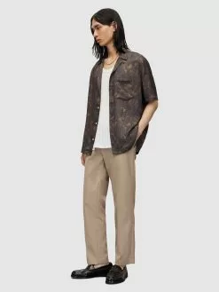 AllSaints Pantalons De Costume Regular Pantalon à Plis TALIA Homme Sable -AllSaints Magasin D'usine 498f2d117ccce2187dcff52d89014865