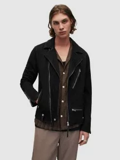 AllSaints Vestes En Cuir Veste Mi-saison IRO Homme Noir -AllSaints Magasin D'usine 4c0ed6574230bc489658c01e421b09b9