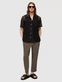 AllSaints Pantalons En Toile Regular Pantalon à Pince CAPELLA Homme Marron -AllSaints Magasin D'usine 4d6c12a036ad880551ce9fb26fe951d3