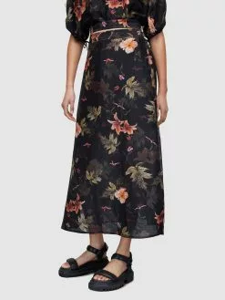 AllSaints Jupes Midi Jupe ASTA Femme Noir 15 AllSaints Jupes Midi Jupe ASTA Femme Noir -AllSaints Magasin D'usine 4eff8add8b89f87fe760d03369028778