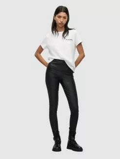 AllSaints T-shirts T-shirt BRYN GRACE Femme Blanc -AllSaints Magasin D'usine 5133724c0c18aba53a2b3d38dc1f745e