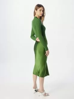 AllSaints Robes Midi Robe HANA Femme Vert -AllSaints Magasin D'usine 52ec091c4da4d2db5f397b7c49b3aa61