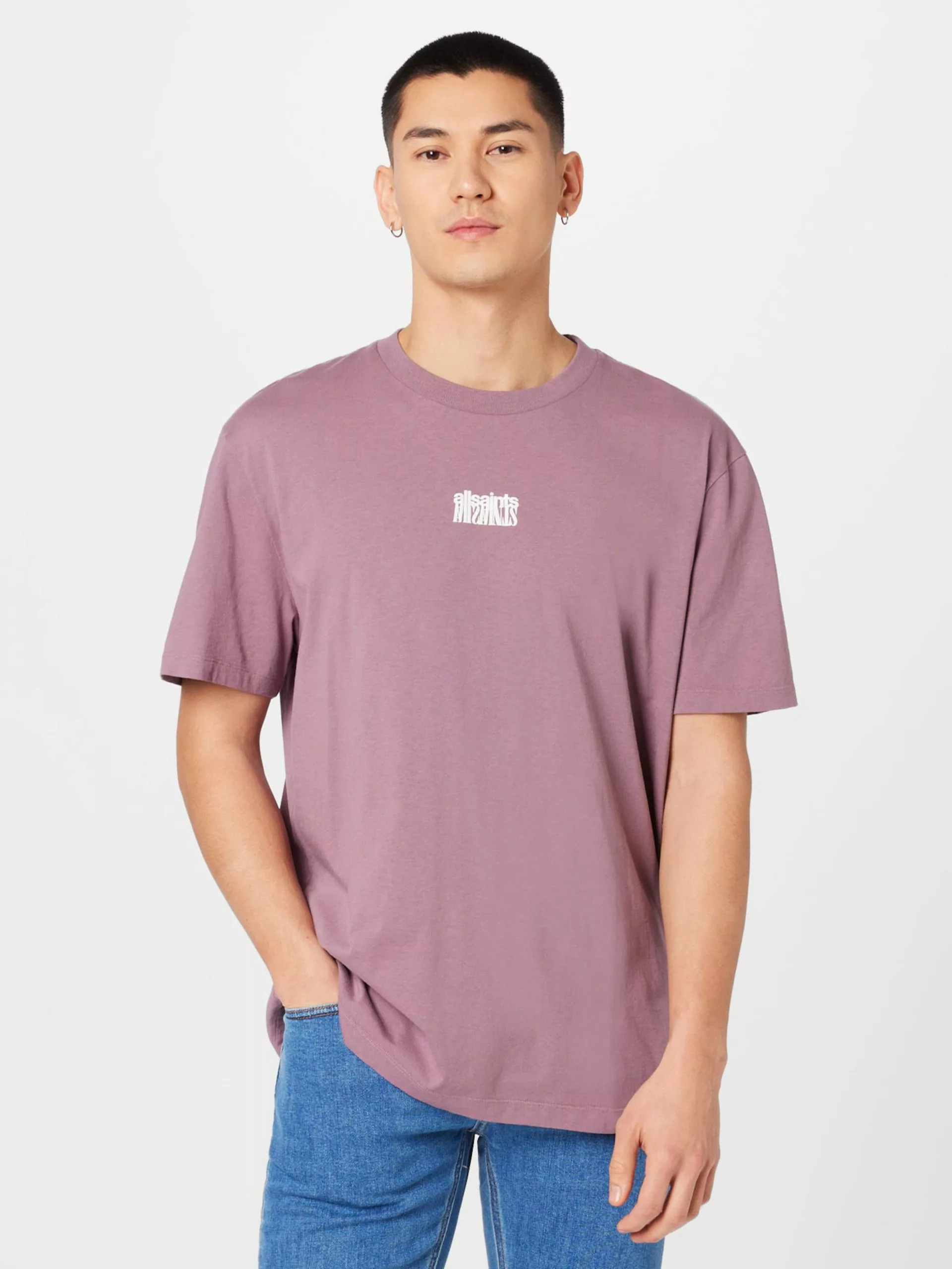 AllSaints T-shirts T-Shirt REFRACT Homme Violet 5 AllSaints T-shirts T-Shirt REFRACT Homme Violet – Image 3