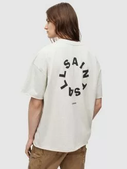 AllSaints T-shirts T-Shirt KAYDEN Homme Gris Chiné -AllSaints Magasin D'usine 54bfb5c0ac2e85823491b892bf6ce9eb