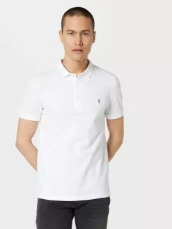 AllSaints Polos T-Shirt Homme Blanc -AllSaints Magasin D'usine 56aff5d34389ef5969f791435401de3f