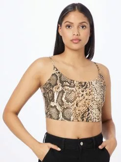 AllSaints Crop Tops Haut Ariel Femme Jaune -AllSaints Magasin D'usine 5992d4eb2a298394536cefde48c2a898