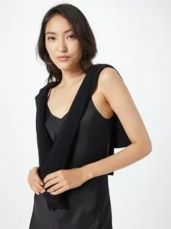 AllSaints Robes Midi Robe TIERNY Femme Noir -AllSaints Magasin D'usine 5ec6549266f43e4d1f9704ec6c03d004