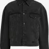 AllSaints Vestes En Jean Veste Mi-saison AVETS Homme Noir -AllSaints Magasin D'usine 5f1d4e4c1922072c21fe627403bfafac