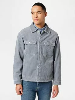 AllSaints Vestes De Mi-saison Veste Mi-saison CASTLEFORD Homme Bleu Clair -AllSaints Magasin D'usine 62bb7eae4ae4faed650681ddea9b2871