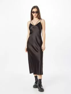 AllSaints Robes Midi Robe SASSI Femme Noir 11 AllSaints Robes Midi Robe SASSI Femme Noir -AllSaints Magasin D'usine 63e4f23d9f91f80db7fc681d2a8024dd