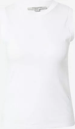 AllSaints Hauts Sans Manches Haut IMOGEN Femme Blanc