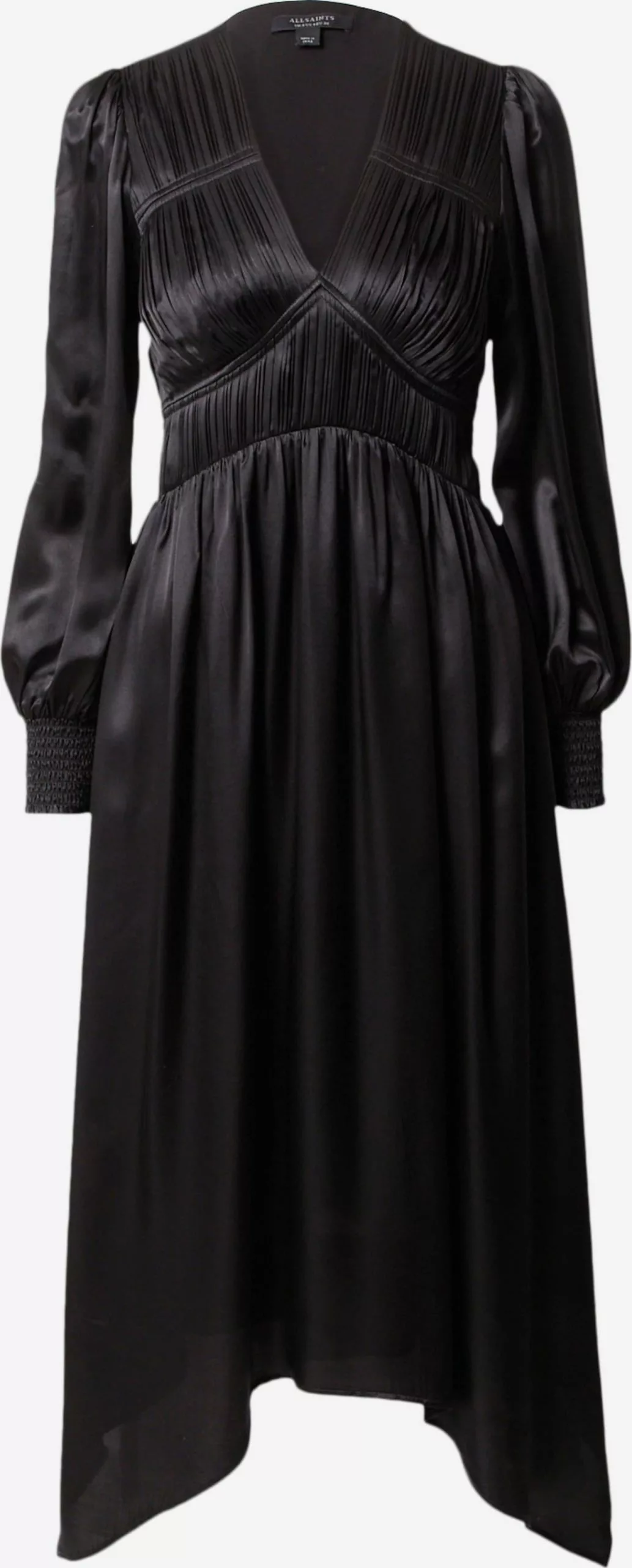 AllSaints Robes Midi Robe ESTELLE Femme Noir 3 AllSaints Robes Midi Robe ESTELLE Femme Noir
