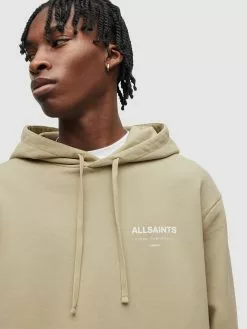 AllSaints Sweats à Capuche Sweat-shirt SUBVERSE Homme Olive -AllSaints Magasin D'usine 68ad7b10ddf5d93e78add033df155222