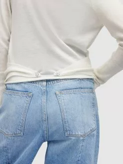 AllSaints Pulls Basiques Pull-over WASSON PIRATE Femme Blanc -AllSaints Magasin D'usine 6ff747997d3fb2104cad4e49536a6f8e