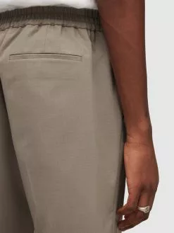 AllSaints Pantalons En Toile Regular Pantalon à Plis CAPULET Homme Pierre -AllSaints Magasin D'usine 72ae09f22bcd4e69ba54f1c3e411ed57